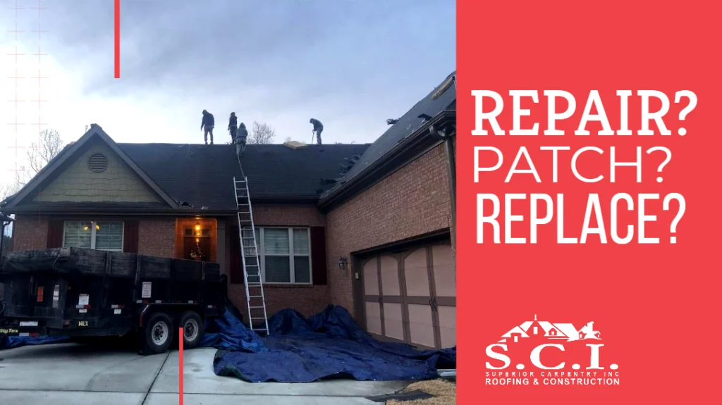 repair patch or replace